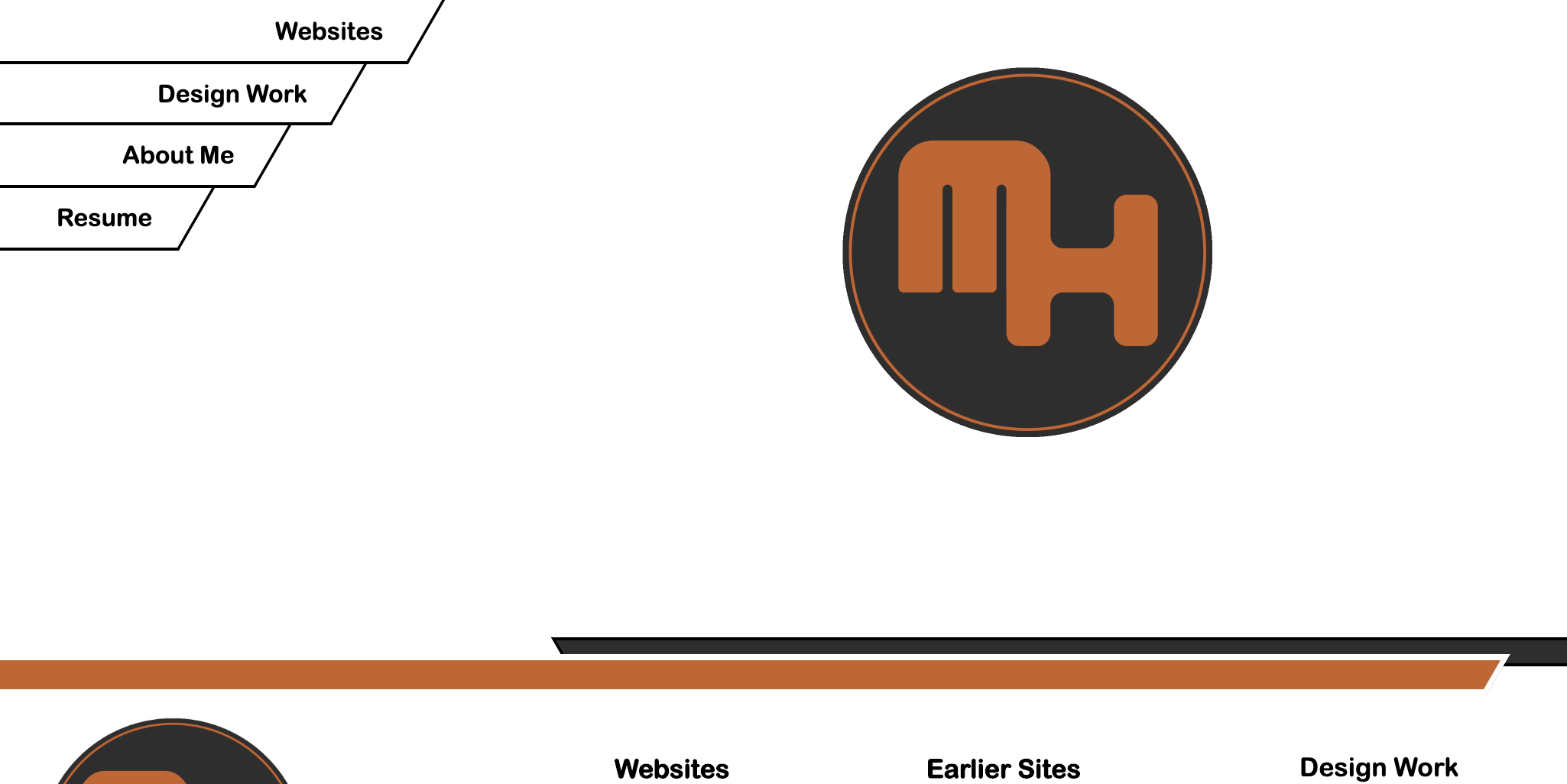 Thumbnail of my old portfolio website